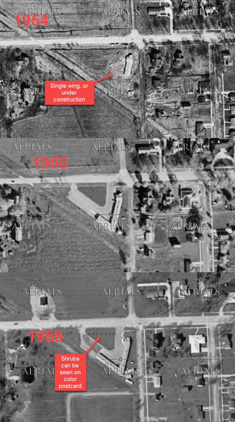 Thumb Heritage Inn (Motel 46) - Historical Aerial (newer photo)